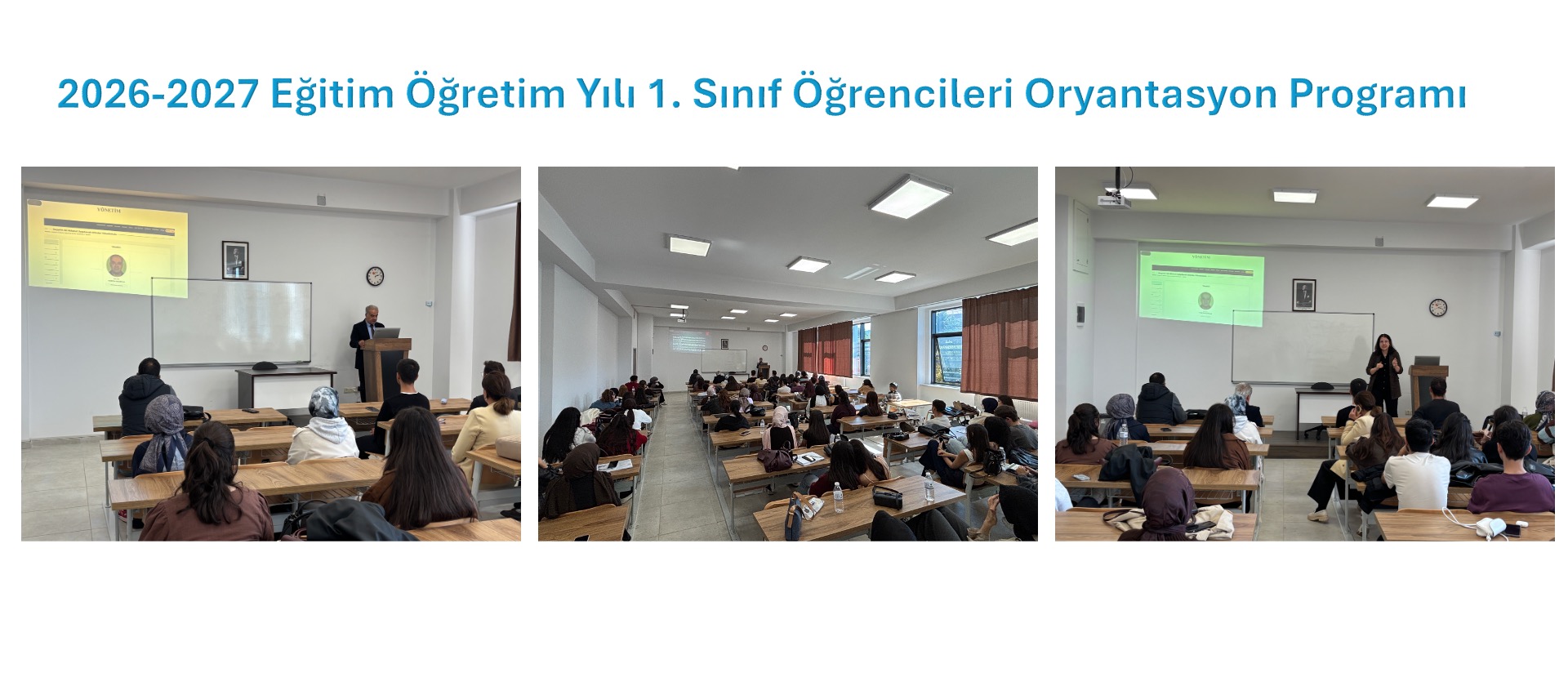 2026-2027 Eğitim-Öğretim Yılı Birinci Sınıf Öğrencileri Oryantasyon Programı