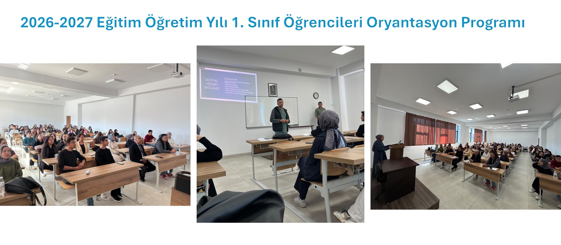2026-2027 Eğitim-Öğretim Yılı Birinci Sınıf Öğrencileri Oryantasyon Programı