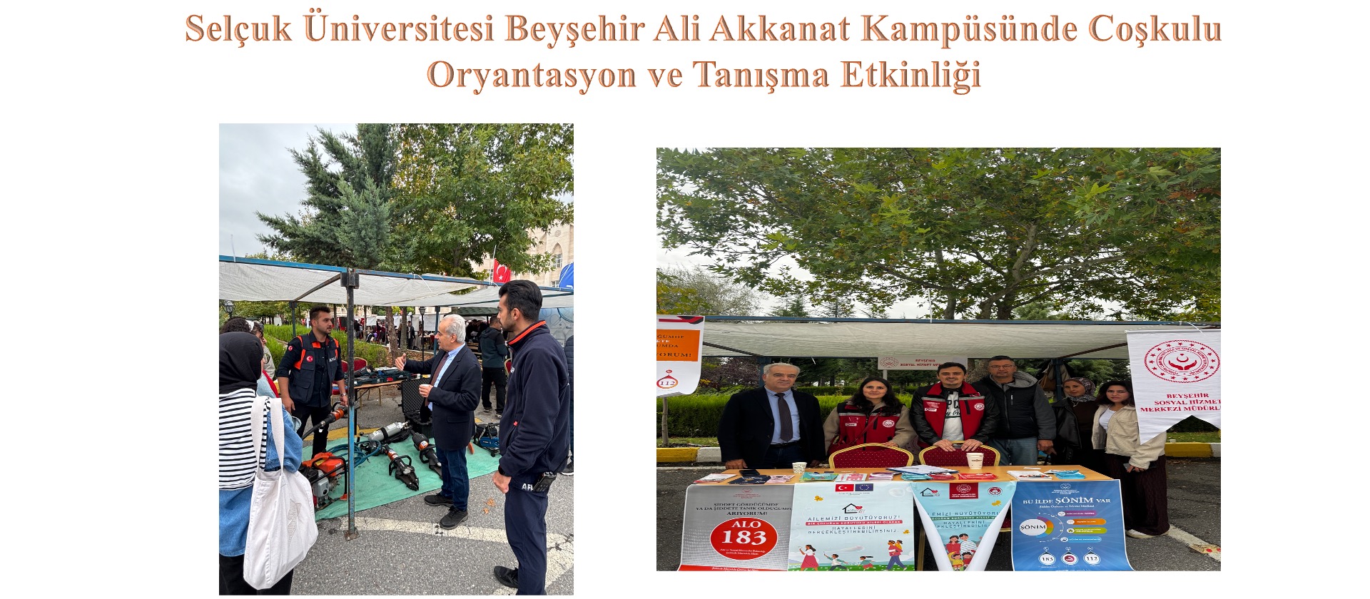 ALİ AKKANAT KAMPÜSÜ’NDE COŞKULU ORYANTASYON VE TANIŞMA FESTİVALİ