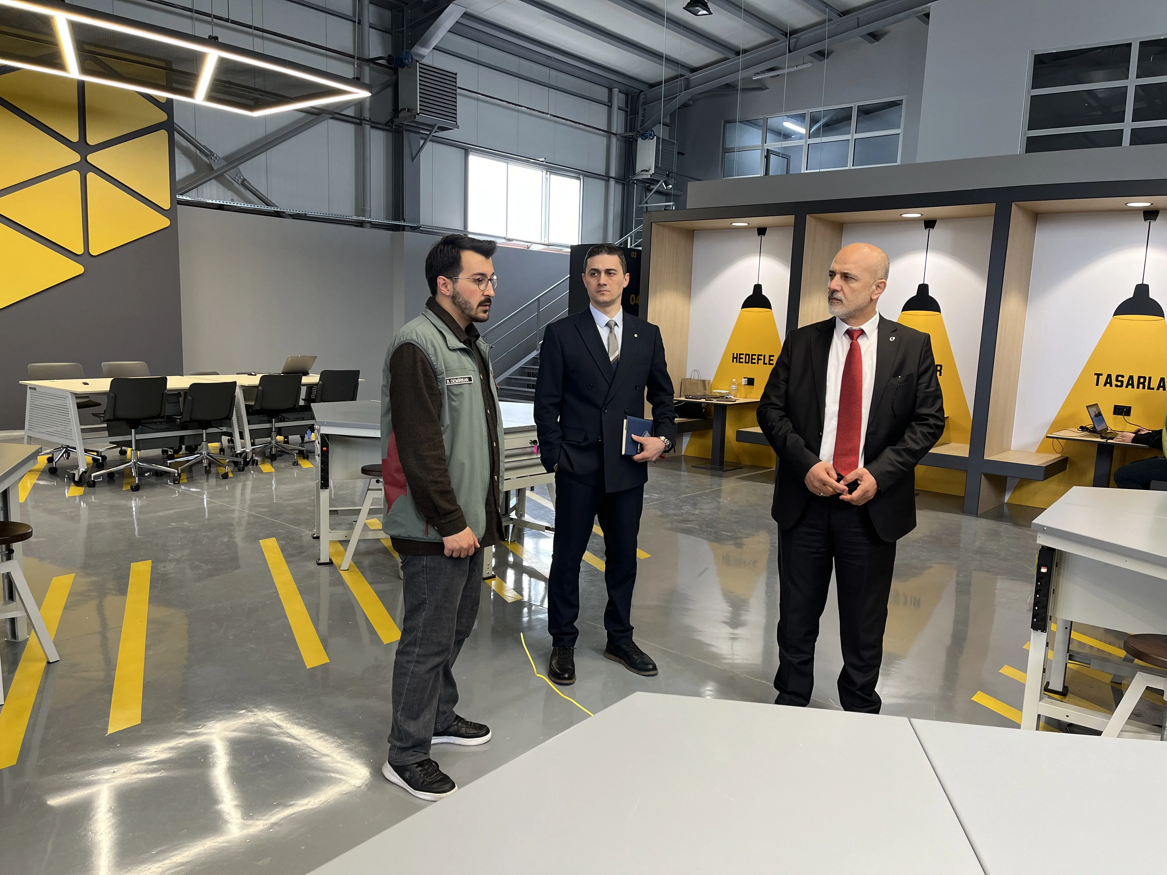 Dekanımız Prof. Dr. Mustafa ŞAHİN'in, Milli Teknoloji Atölyesi Ziyareti