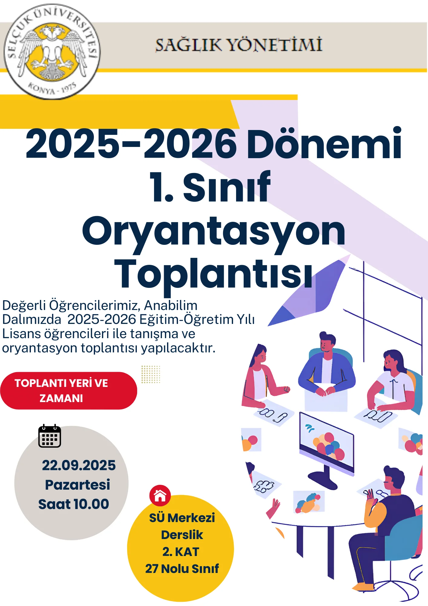 2025/2026 Dönemi 1. sınıf Oryantasyon Etkinliği