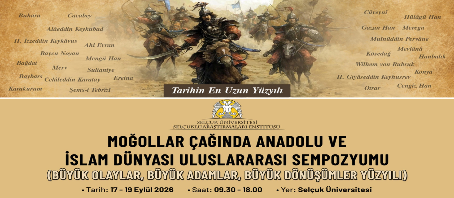 Moğollar Çağında Anadolu ve İslam Dünyası Uluslararası Sempozyumu