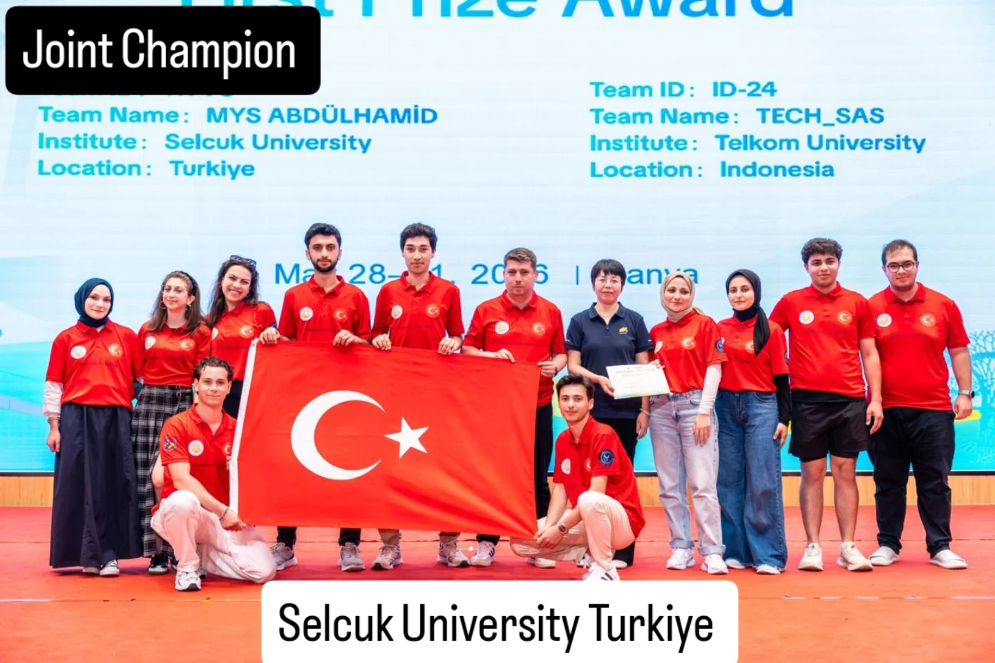 MYS Yıldırım Takımımız SAUVC 2026’dan Çifte Ödülle Döndü