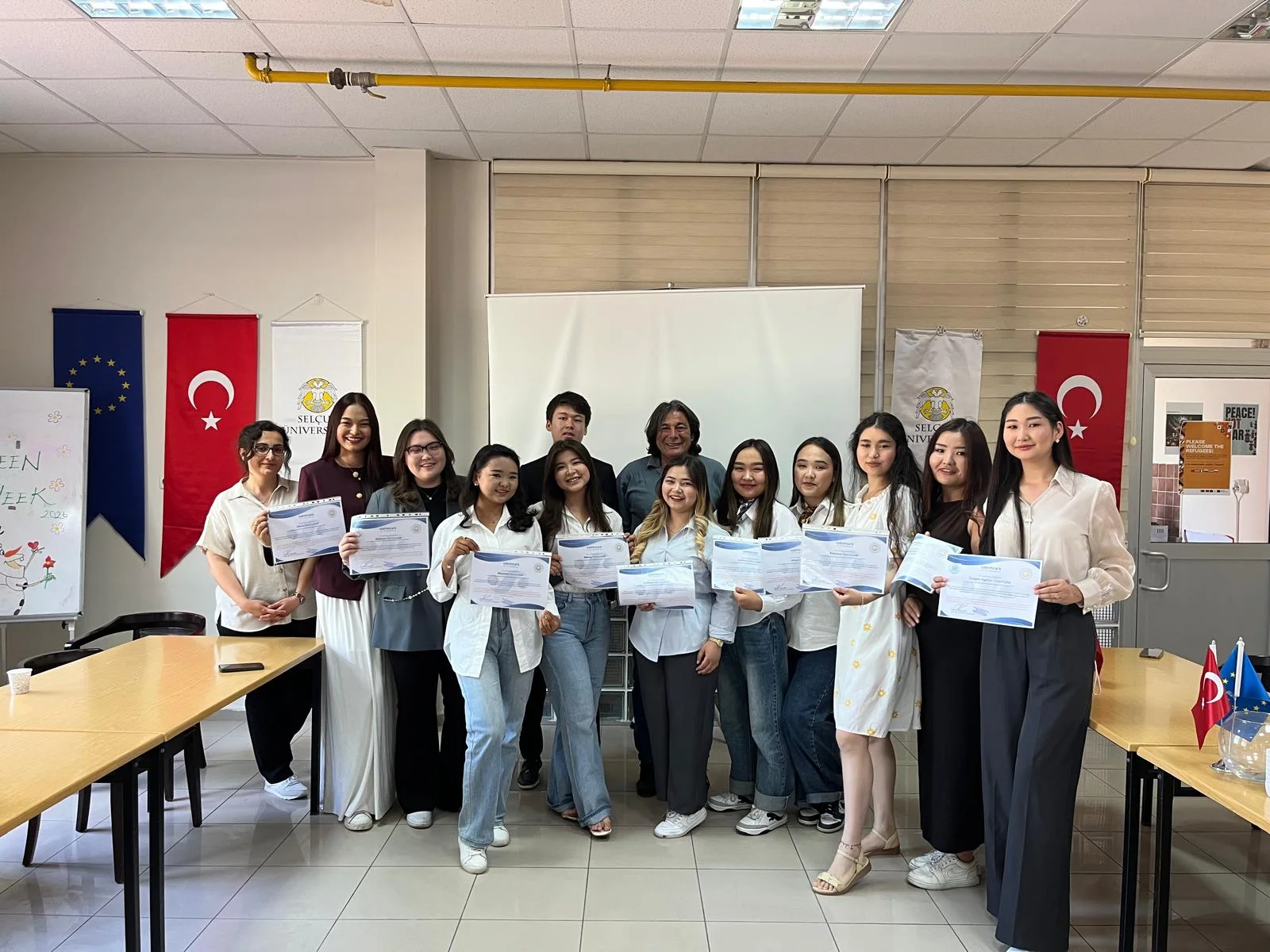 Orhun Değişim Programı ve İkili Anlaşma Öğrencilerine Başarı Sertifikası