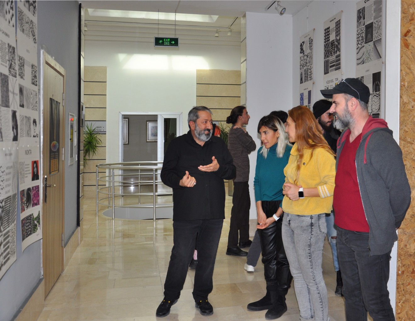 Çizgi Film ve Animasyon Bölümü Temel Tasarım Dersi Öğrenci Sergisi Açıldı