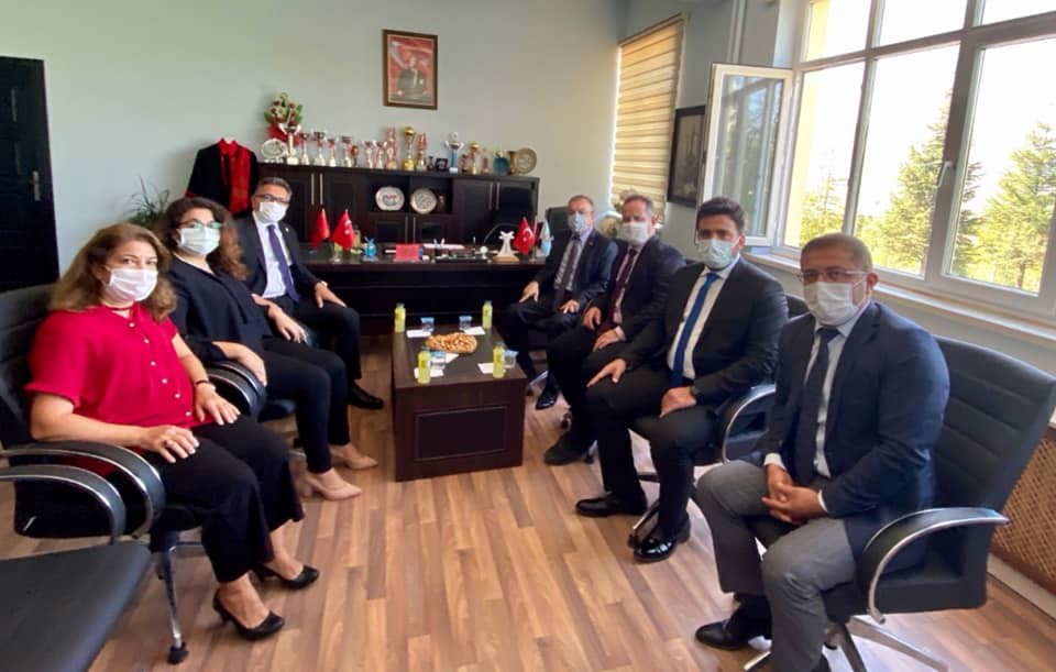 Selçuk Üniversitesi Rektörü Sayın Prof. Dr. Metin AKSOY, Rektör Yrd. Sayın Prof. Dr. Emrullah Eken, Genel Sekreterimiz Sayın Prof. Dr. Ahmet Tuğrul Polat Yüksekokulumuzu Ziyaret Ettiler