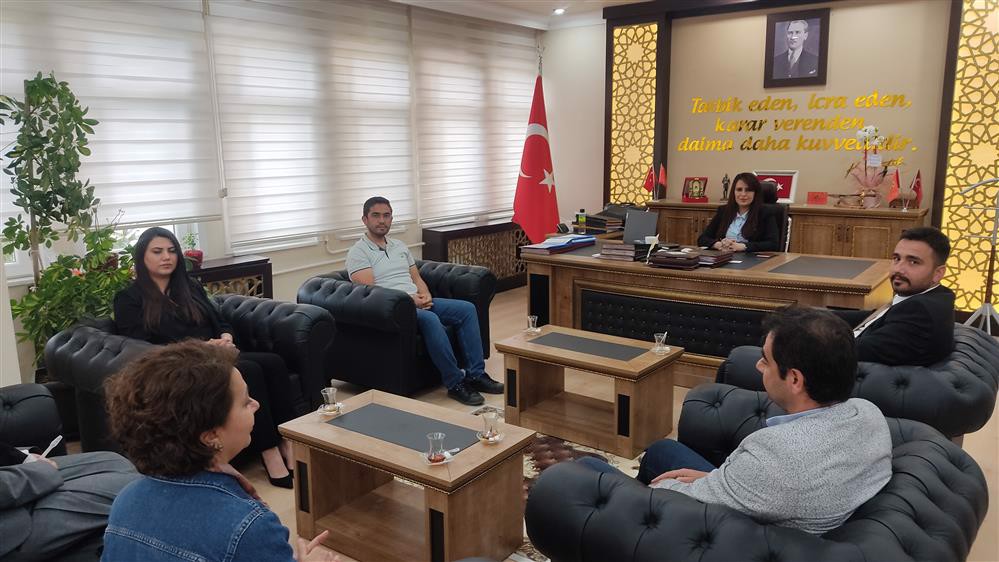 Bozkır Kaymakamı Sayın Fatmagül DALMIŞ' a Ziyaret