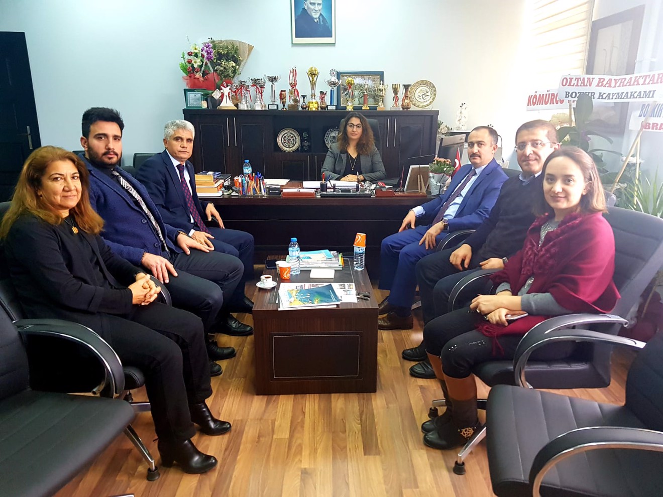 BOZKIR KAYMAKAMI VE BOZKIR BELEDİYE BAŞKANINDAN HAYIRLI OLSUN ZİYARETİ