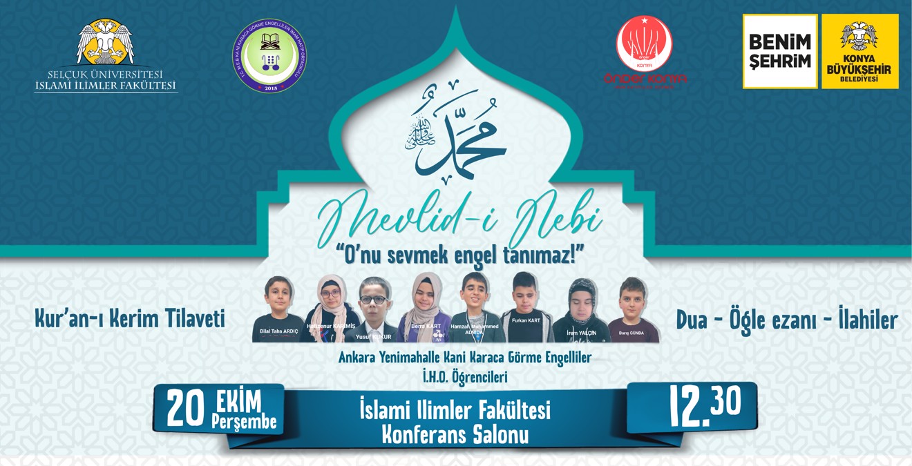 Görme Engelli Öğrencilerden Mevlid-i Nebi Etkinliği