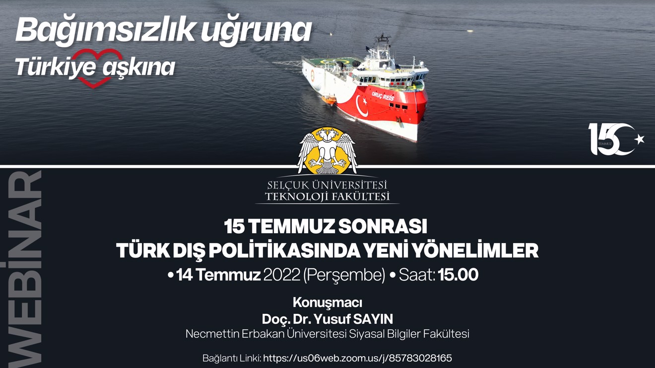 15 Temmuz Demokrasi ve Milli Birlik Günü Etkinliği