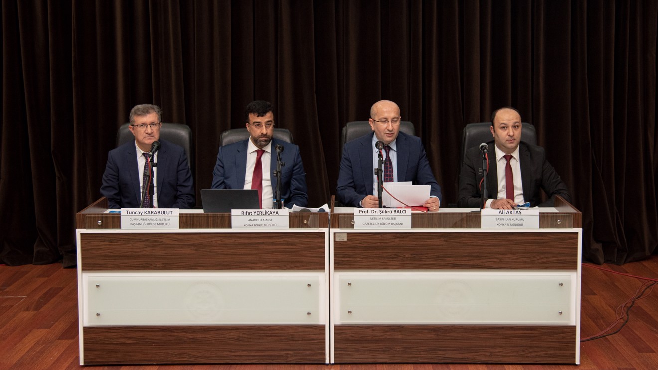 Selçuk Üniversitesinde medya kurumu yöneticileri, iletişim fakültesi öğrencileriyle buluştu