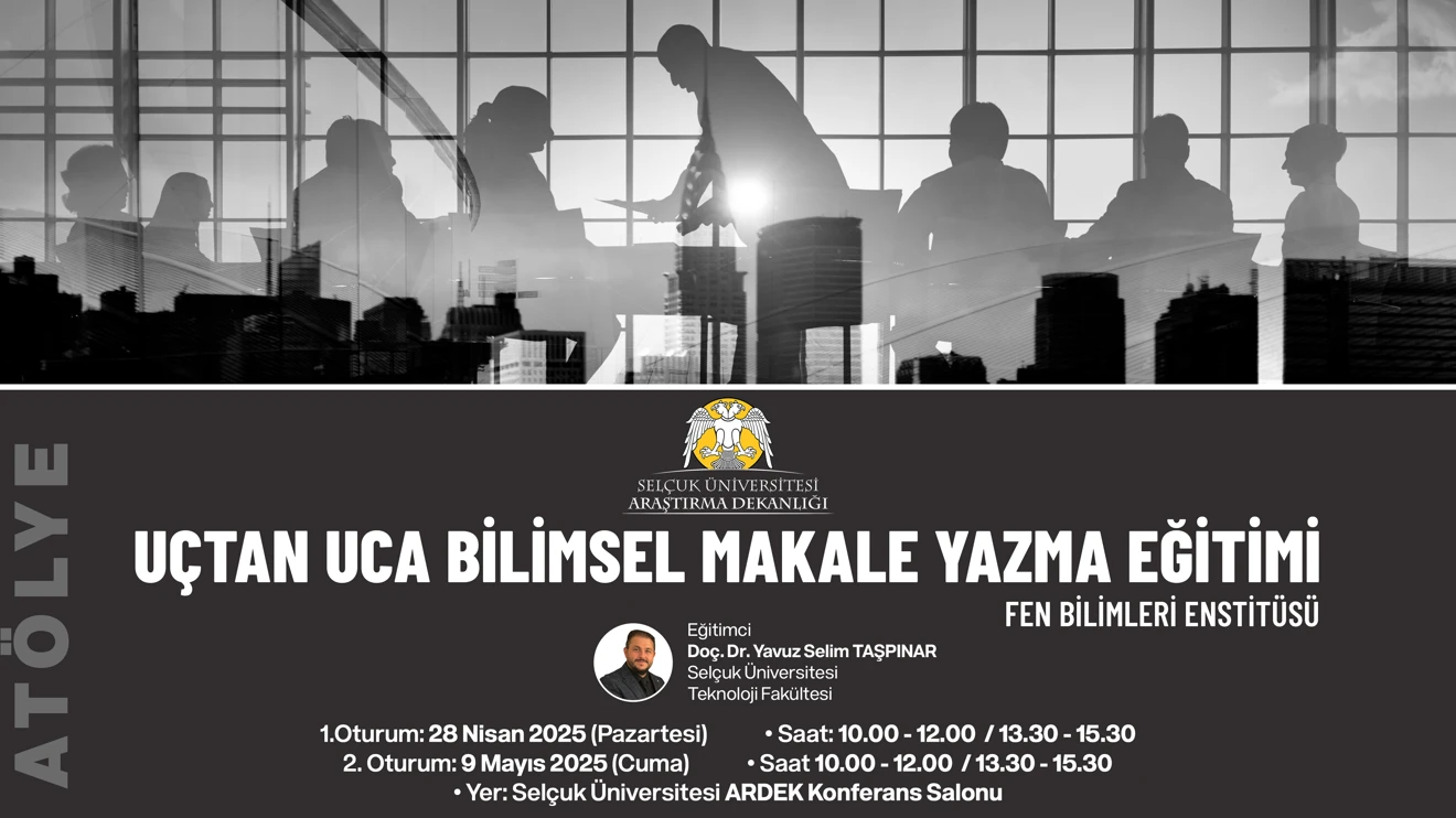 Uçtan Uca Bilimsel Makale Yazma Eğitimi