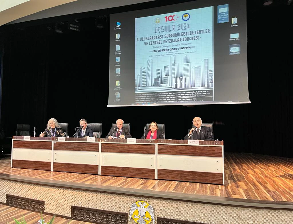 Selçuk Üniversitesinde sürdürülebilir kentler ve kentsel peyzajlar anlatıldı