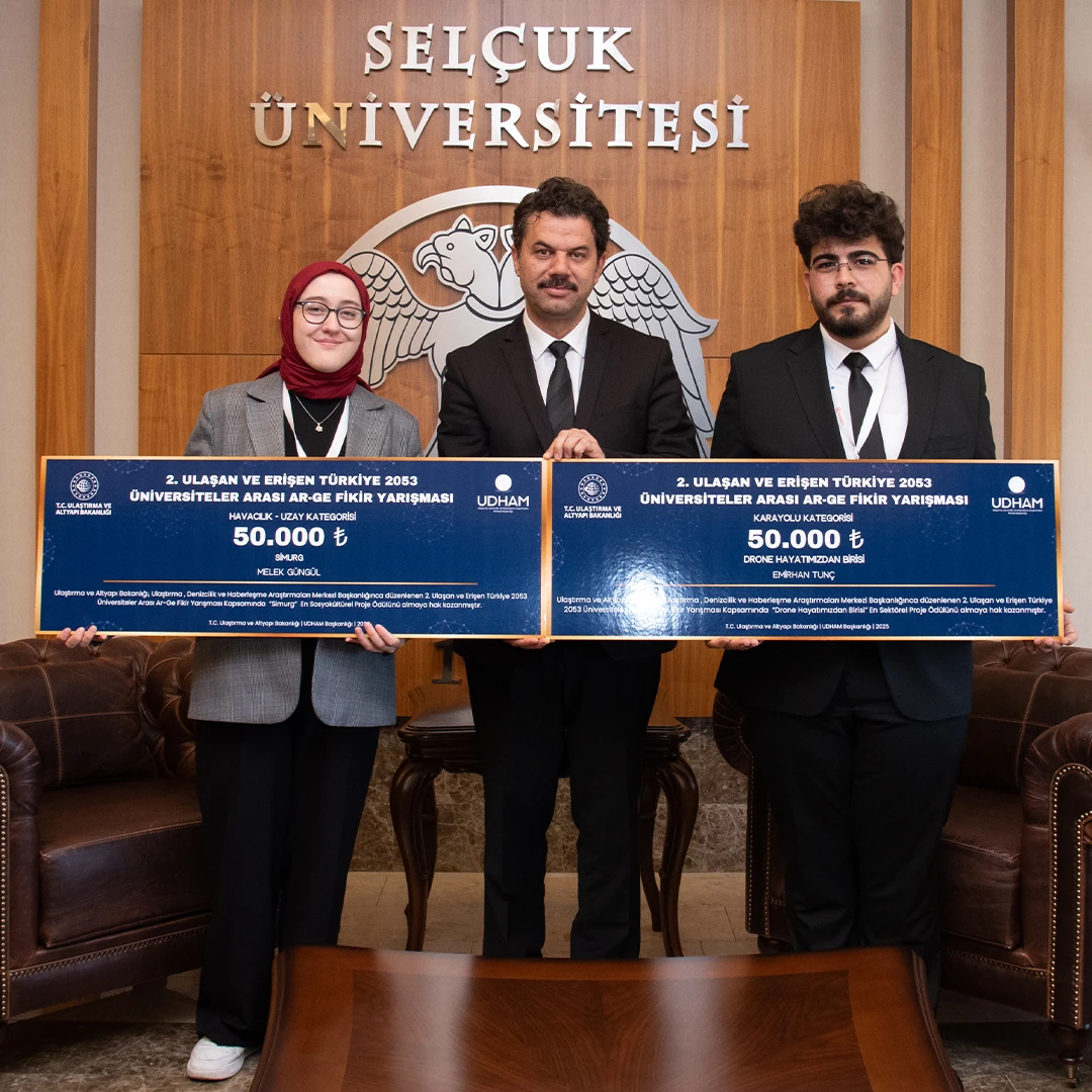 Selçuk Üniversitesi, UDHAM Başkanlığı Fikir Yarışması’nda 2 ödülün sahibi