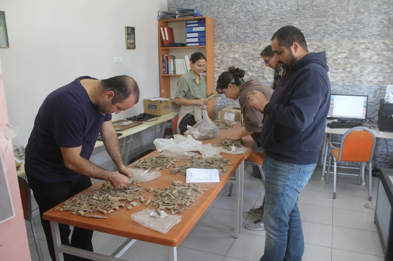 Assoc. Prof. Dr. Ahmet İhsan Aytek and Assist. Prof. Alper Yener Yavuz conduct anthropology studies.