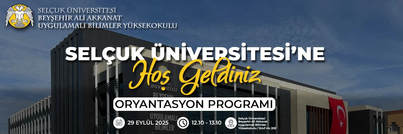 Oryantasyon Programına Davetlisiniz
