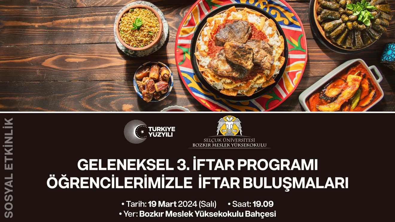 Öğrencilerimiz İle Geleneksel 3. İftar Programı
