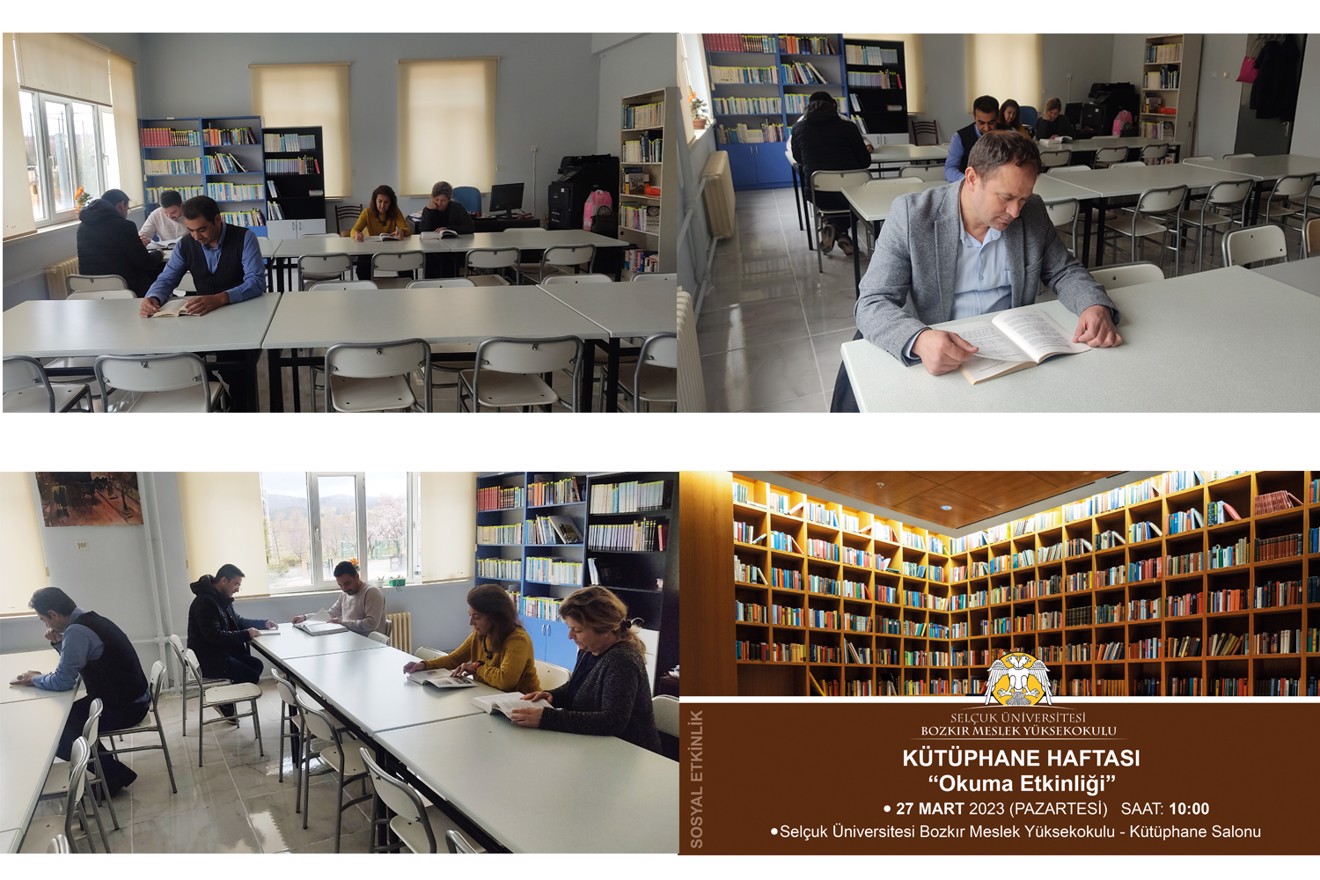 Kütüphane Haftası Okuma Etkinliği