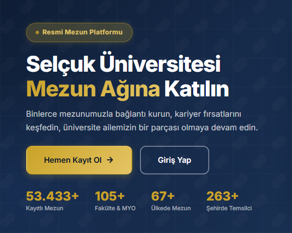 Selçuk Üniversitesi Mezunlar Portalı