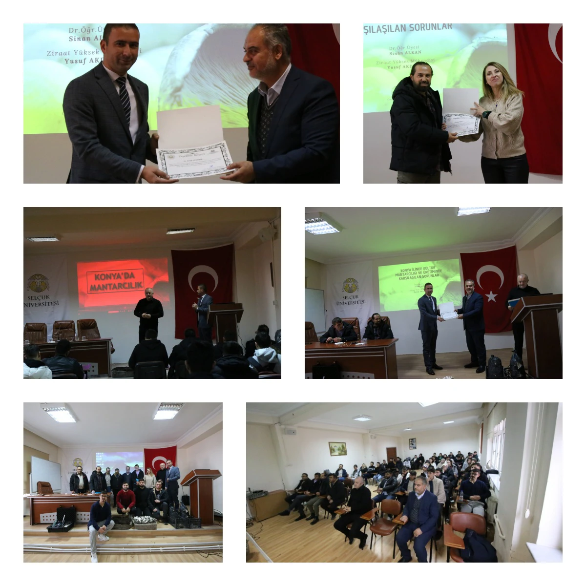 “KÜLTÜR MANTARI YETİŞTİRİCİLİĞİ VE SEKTÖREL GELİŞİMLER” İSİMLİ KONFERANS 