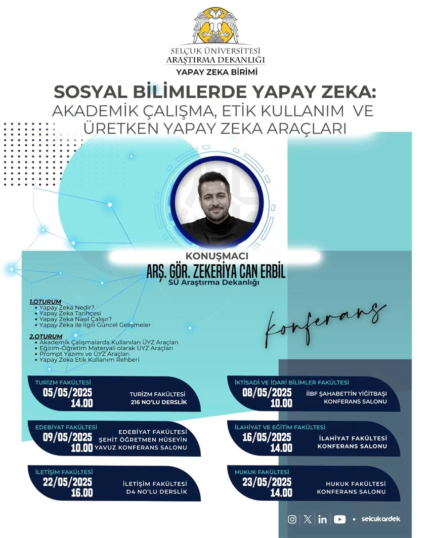 Sosyal Bilimlerde Yapay Zeka: Akademik Çalışma, Etik Kullanım ve Üretken Yapay Zeka Araçları
