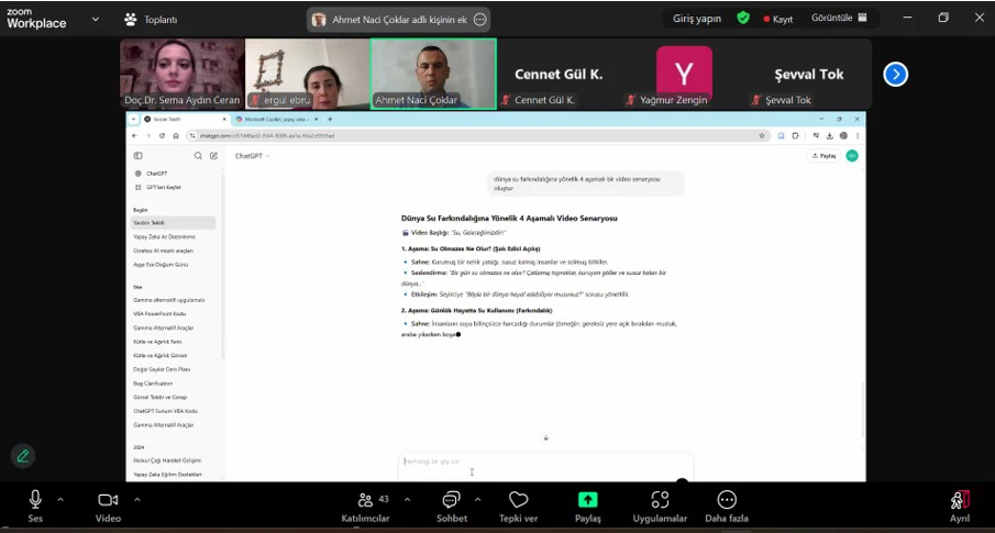 Sınıf Öğretmenliği Adaylarına Yönelik “Eğitimde Yapay Zekâ Araçları ve İlkokul Fen Öğretiminde Kullanımı” Eğitimi Gerçekleştirildi