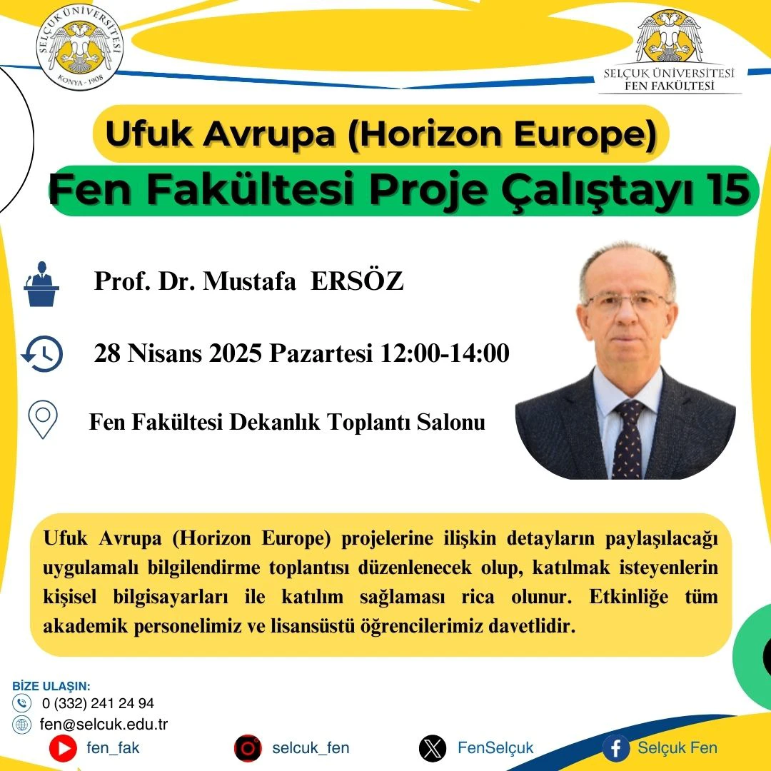 Fen Fakültesi Proje Çalıştayı 15