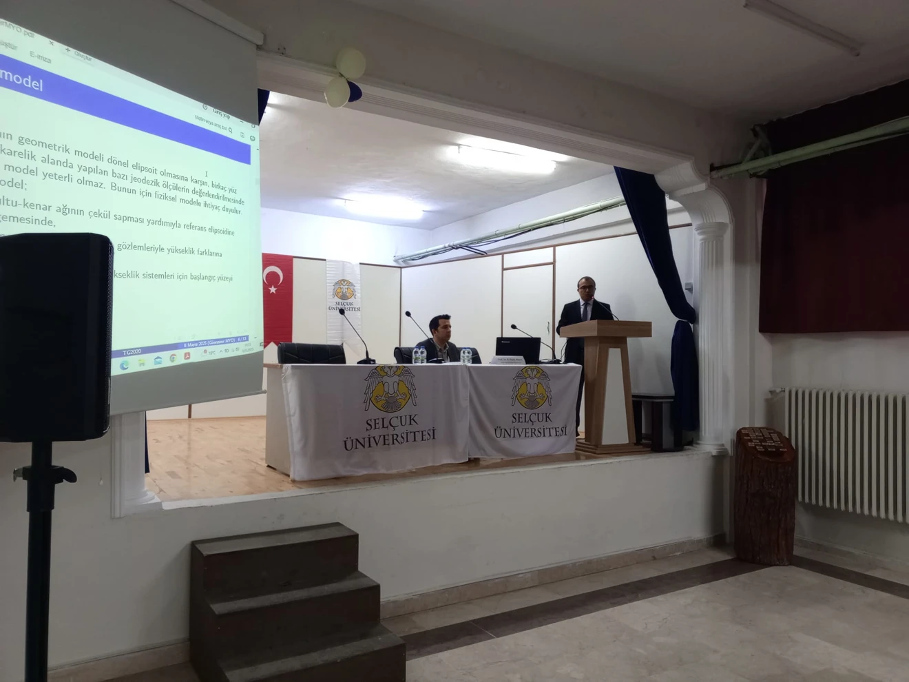 Güneysınır MYO’da “Türkiye’de Jeodezi Uygulamaları” Konferansı Gerçekleştirildi