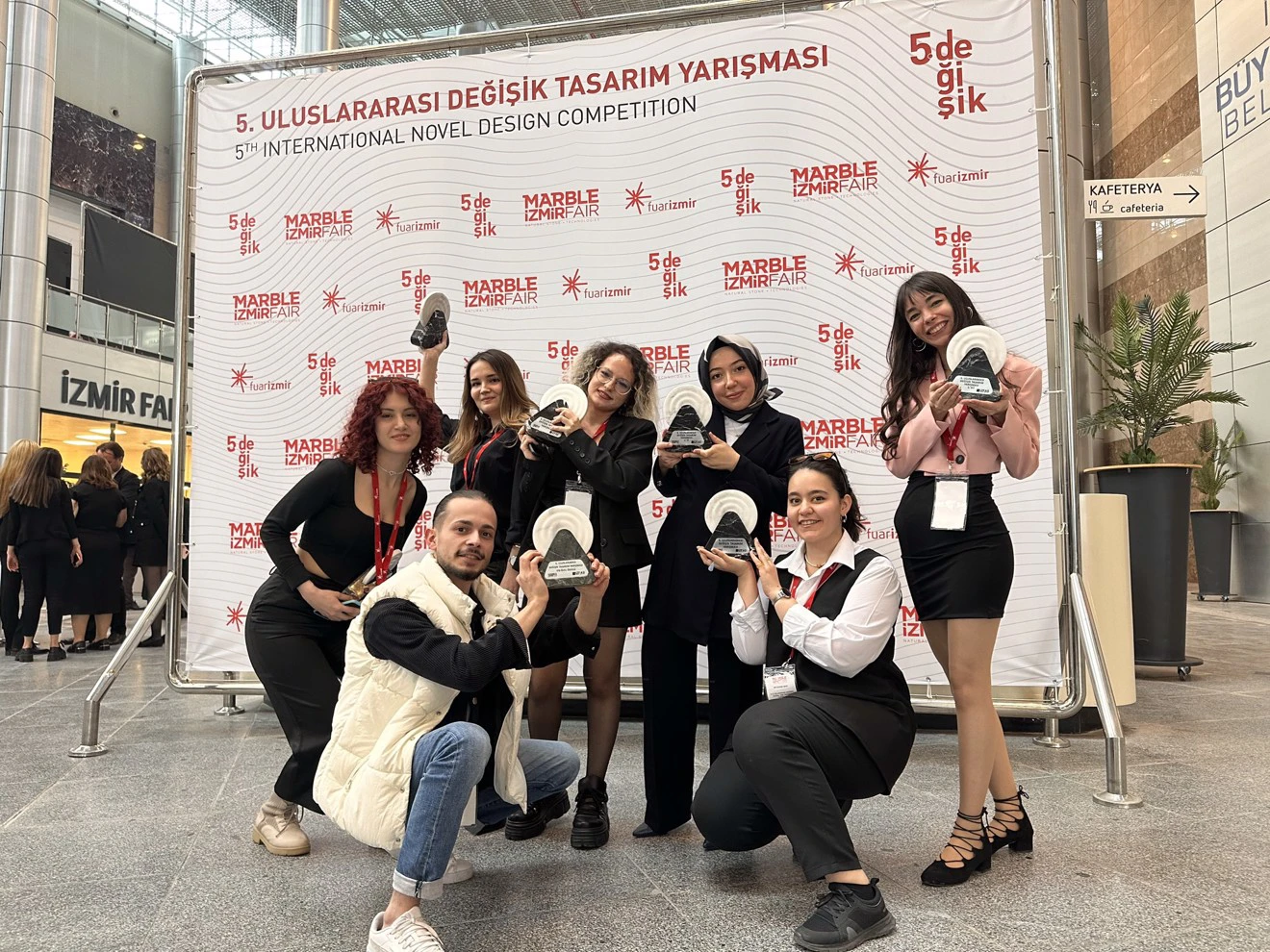 5.Uluslararası Değişik Doğal Taş Tasarım Yarışması'ndan 7 ödül