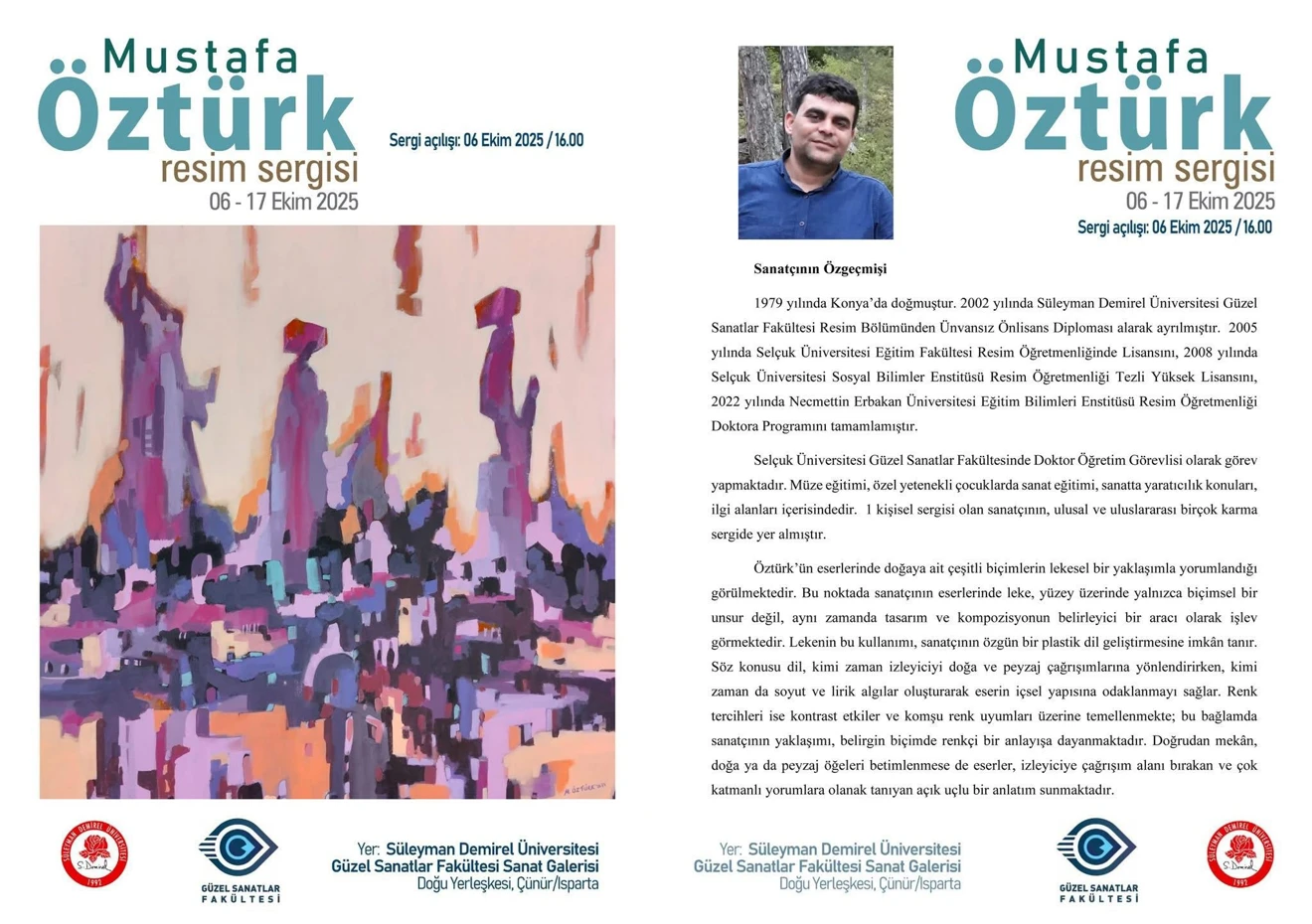 Mustafa Öztürk Kişisel Resim Sergisi