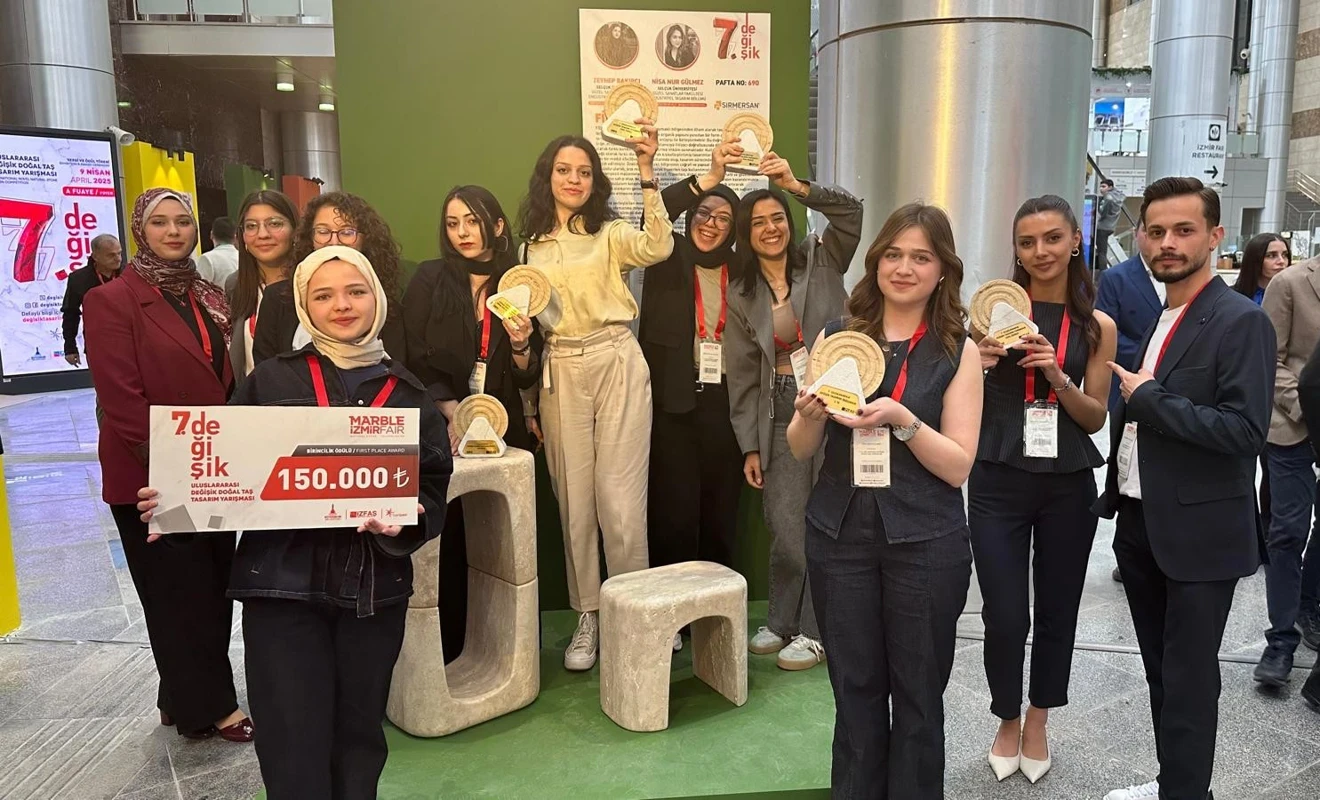 7. Uluslararası Değişik Doğal Taş Tasarım Yarışması'nda ödüller yine Selçuk’un!..