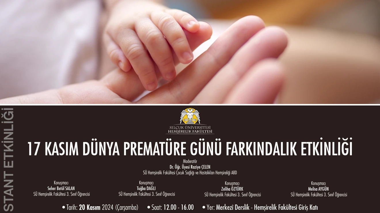17 Kasım Dünya Prematüre Günü Farkındalık Etkinliği