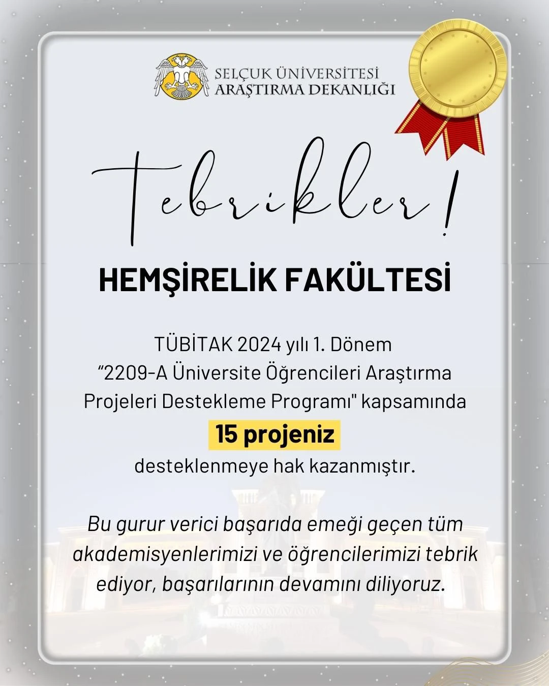 TÜBİTAK 2209-A Başarısı