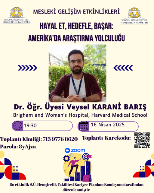 Hayal Et, Hedefle, Başar: Amerika'da Araştırma Yolculuğu başlıklı söyleşisi 