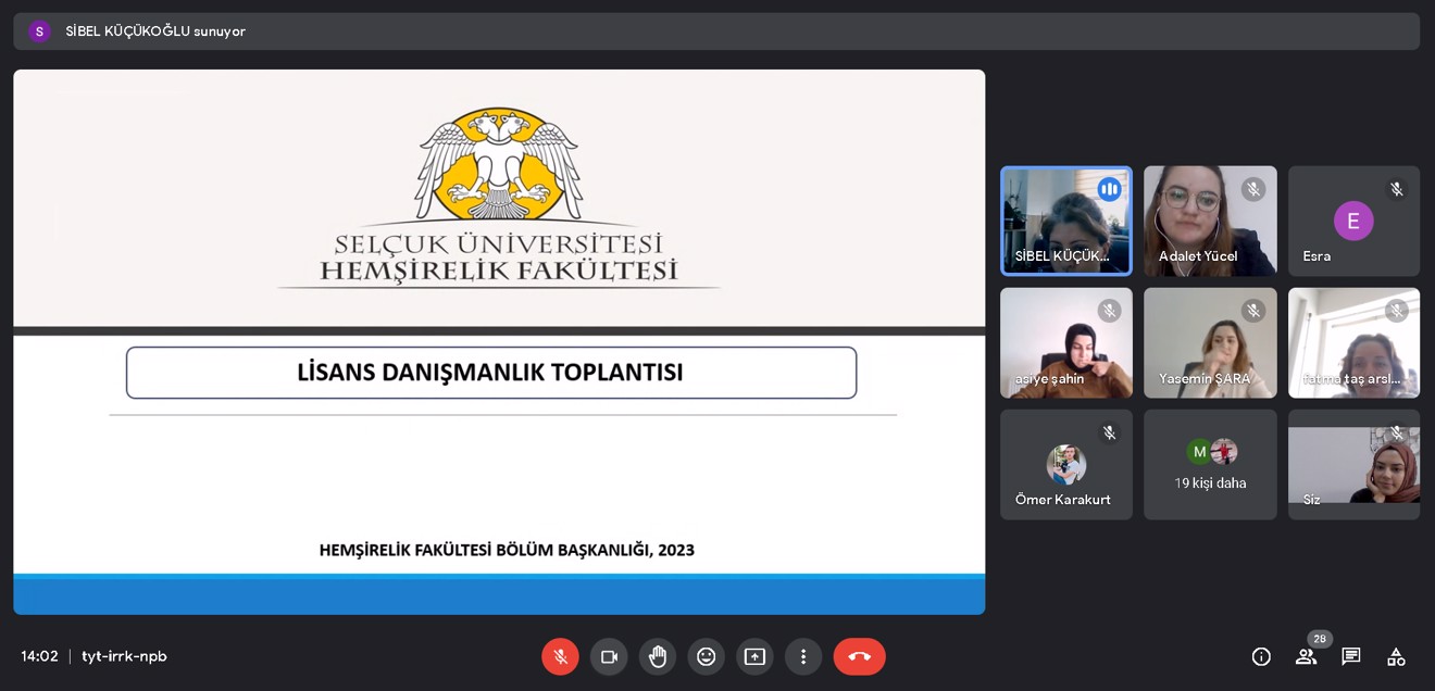 Lisans Danışmanlık Toplantısı