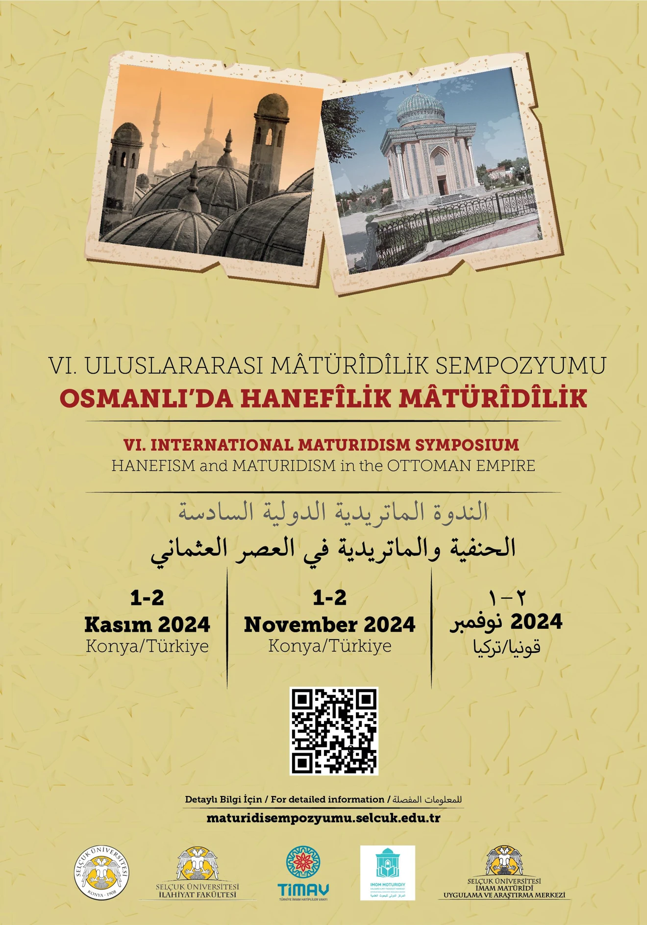 VI. Uluslararası Mâtürîdîlik Sempozyumu - Osmanlıda Hanefîlik Mâtürîdîlik