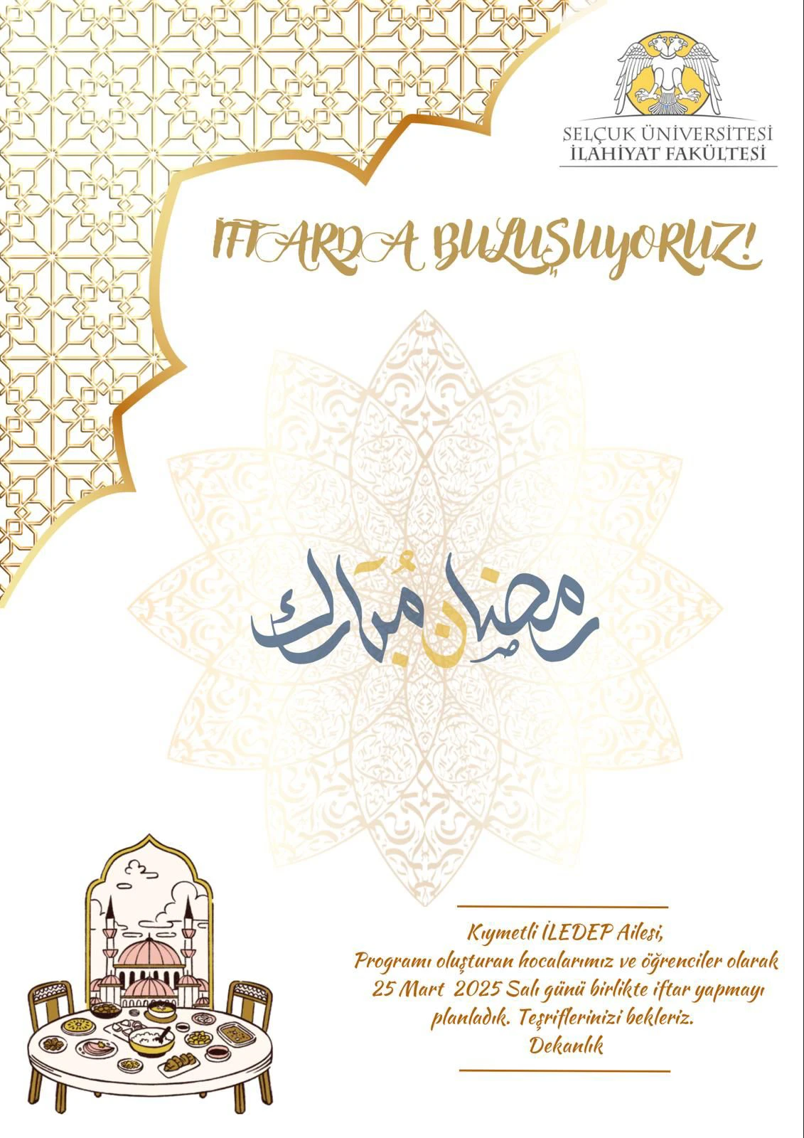 İLEDEP kursiyerleri iftar programında bir araya geldi