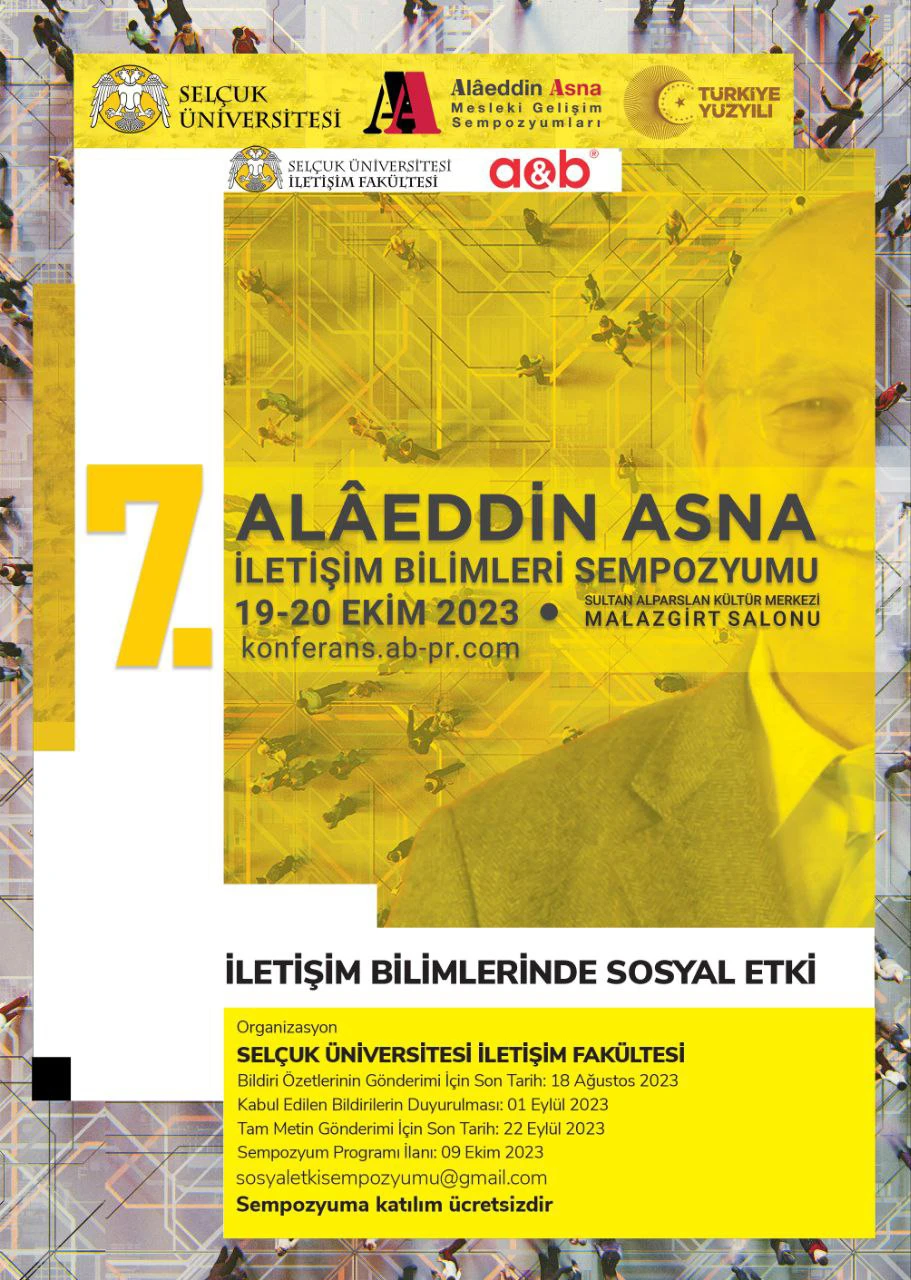 ALÂEDDİN ASNA İLETİŞİM BİLİMLERİ SEMPOZYUMU