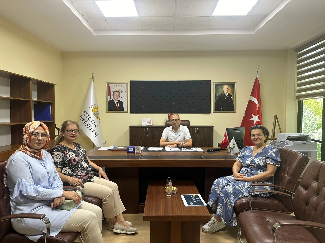 Kütüphane ve Dokümantasyon Daire Başkanlığı Ziyareti Gerçekleştirildi