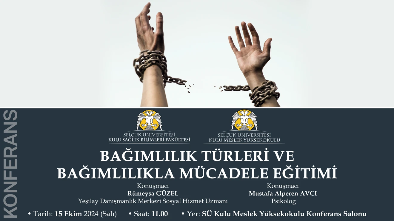 BAĞIMLILIK TÜRLERİ ve BAĞIMLILIKLA MÜCADELE EĞİTİMİ