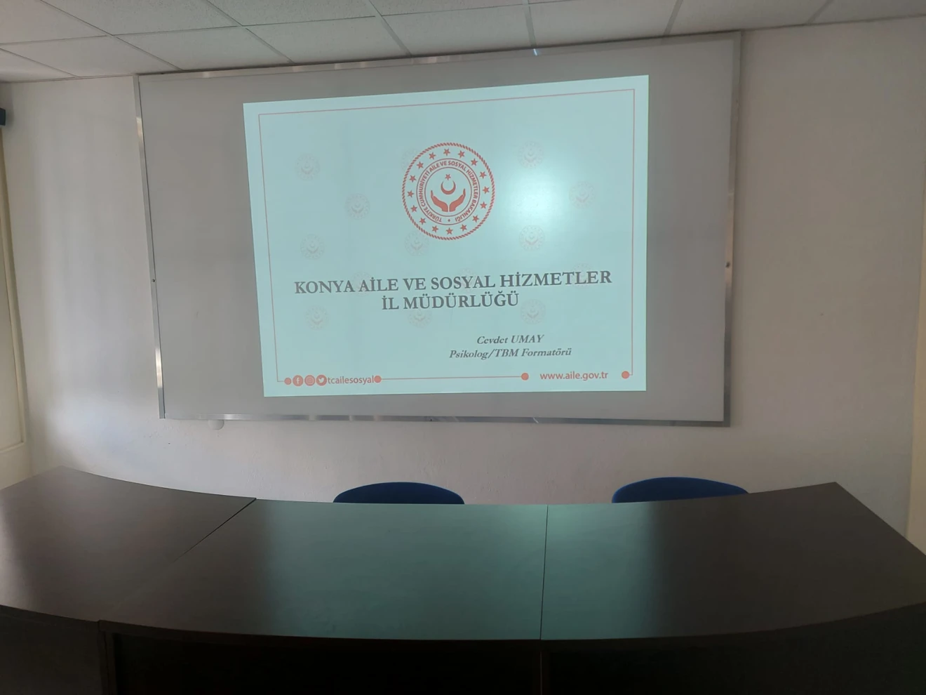 Aile ve sosyal hizmetler bakanlığı konya il müdürlüğü tarafından bağımlılık farkındalık eğitimi