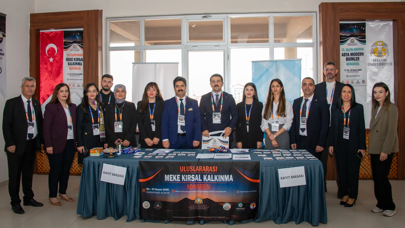 Uluslararası Meke Kırsal Kalkınma Kongresi ve 11. Asya Modern Bilimler Kongresi Karapınar’da başladı