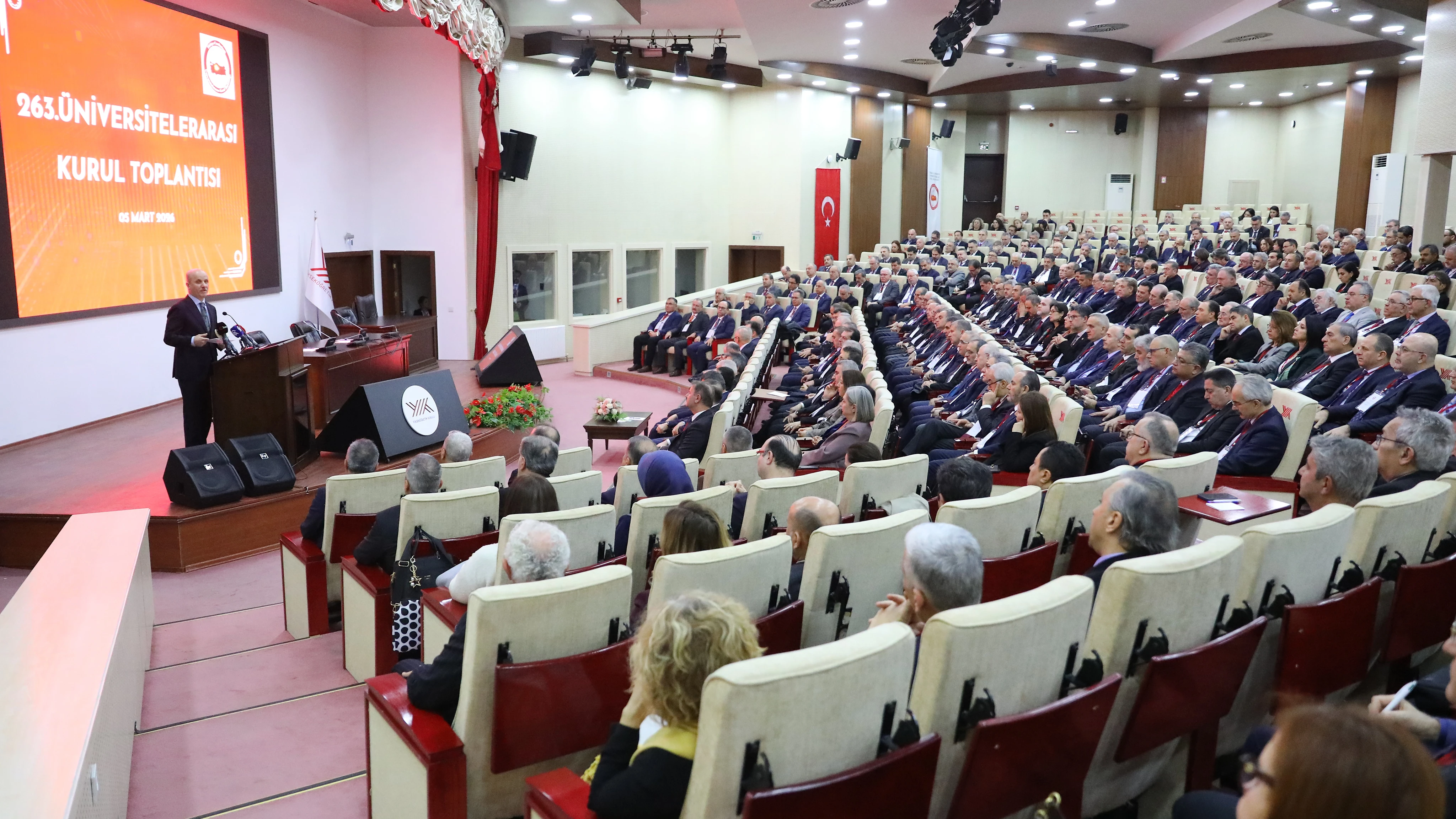 Rektör Prof. Dr. Yılmaz, 263. Üniversitelerarası Kurul Toplantısı’na katıldı