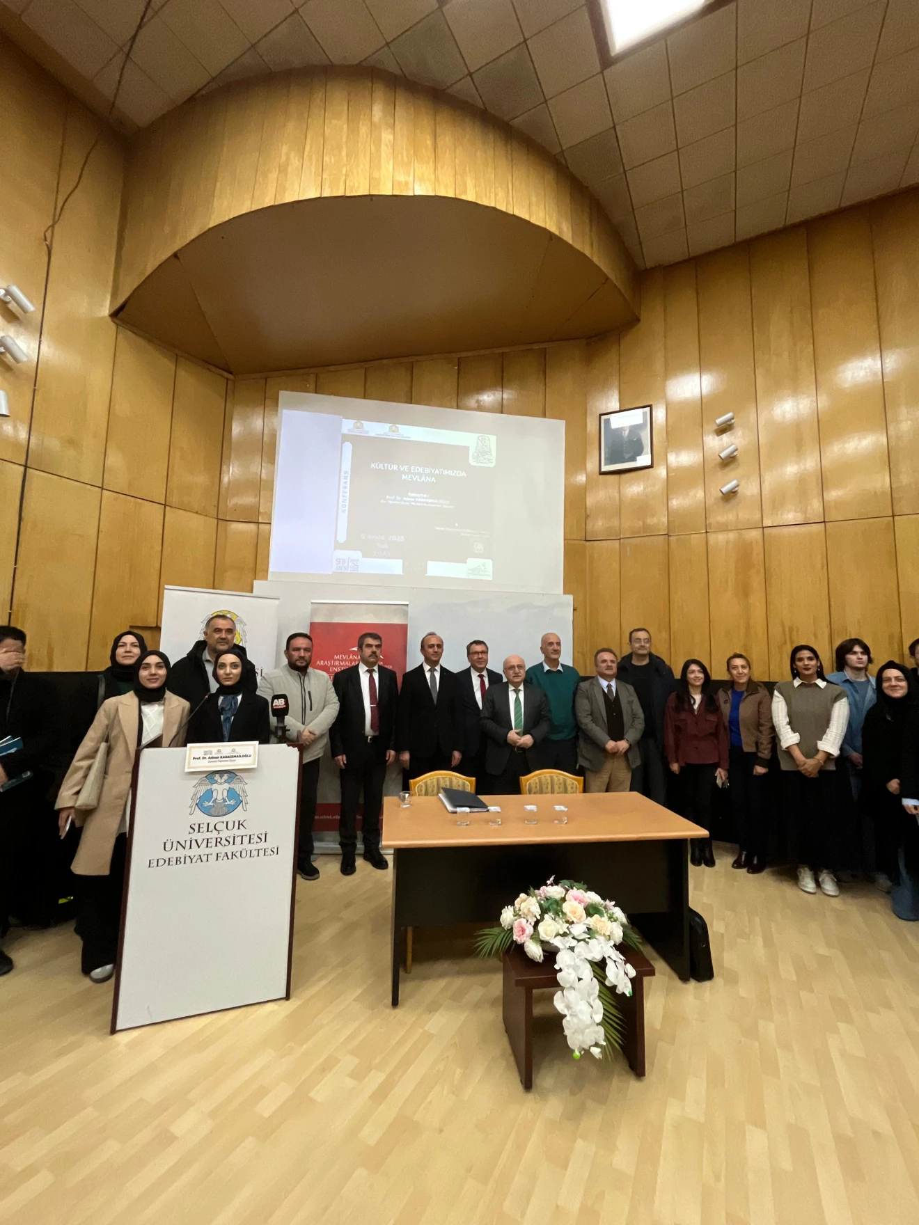 "Kültür ve Edebiyatımızda Mevlâna" Konferansı