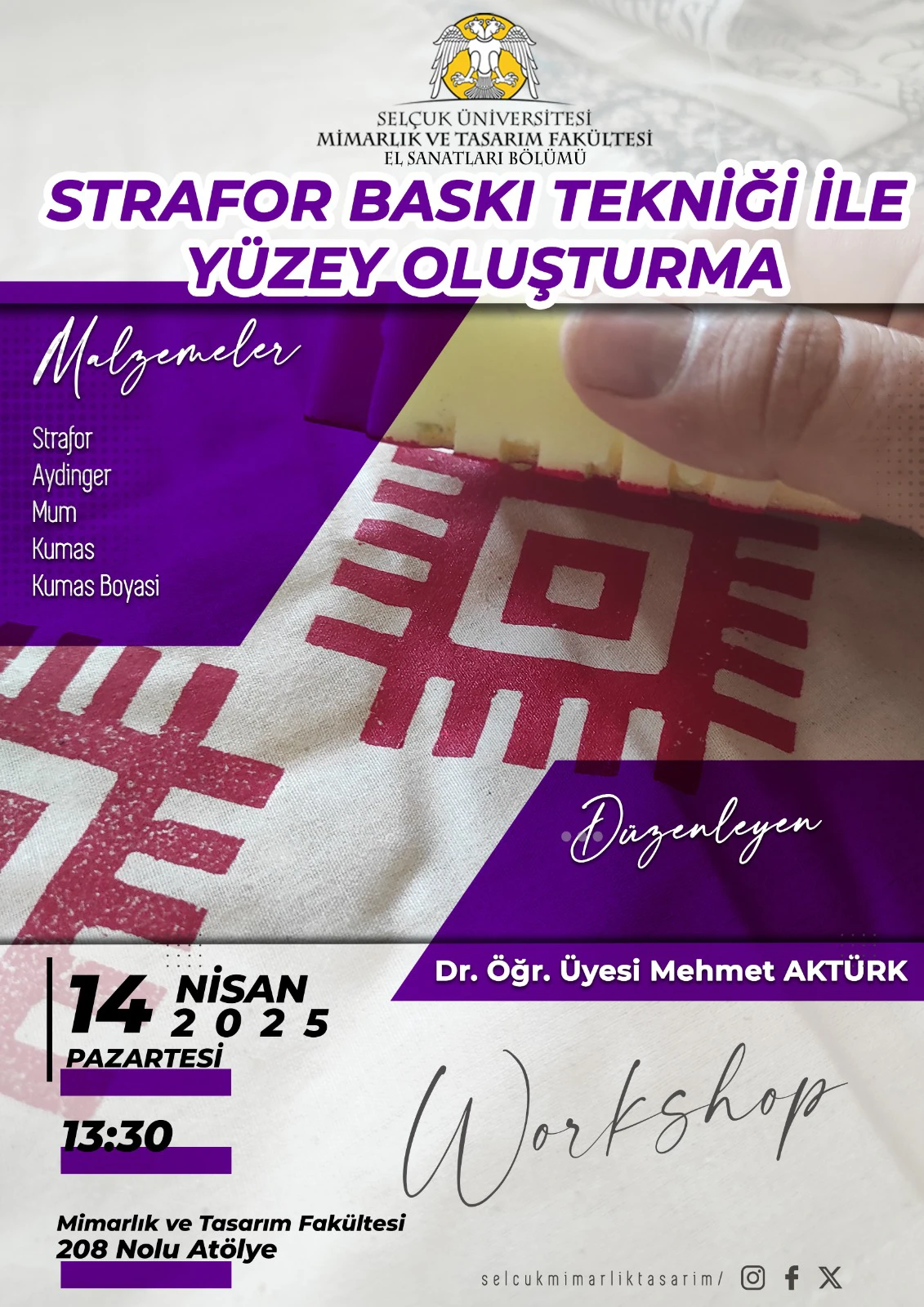 STRAFOR BASKI TEKNİĞİ İLE YÜZEY OLUŞTURMA