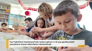 Tedavi gören çocuklara moral etkinlikleri düzenlendi