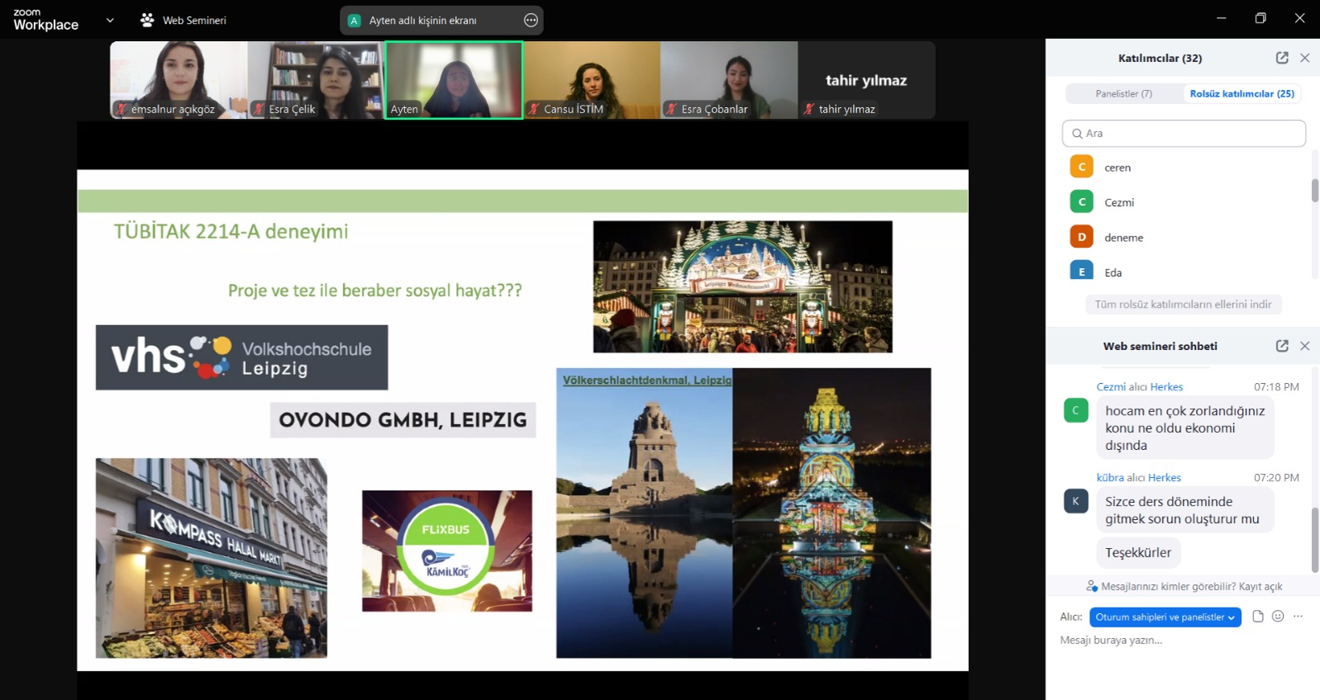 Küresel Akademik Fırsatlar: Lisansüstü Eğitimde Yurt Dışı Deneyimleri Hk.