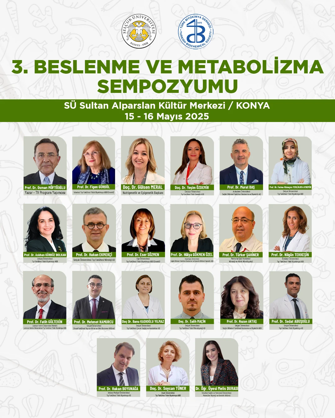 3. Beslenme ve Metabolizma Sempozyumu Hk.