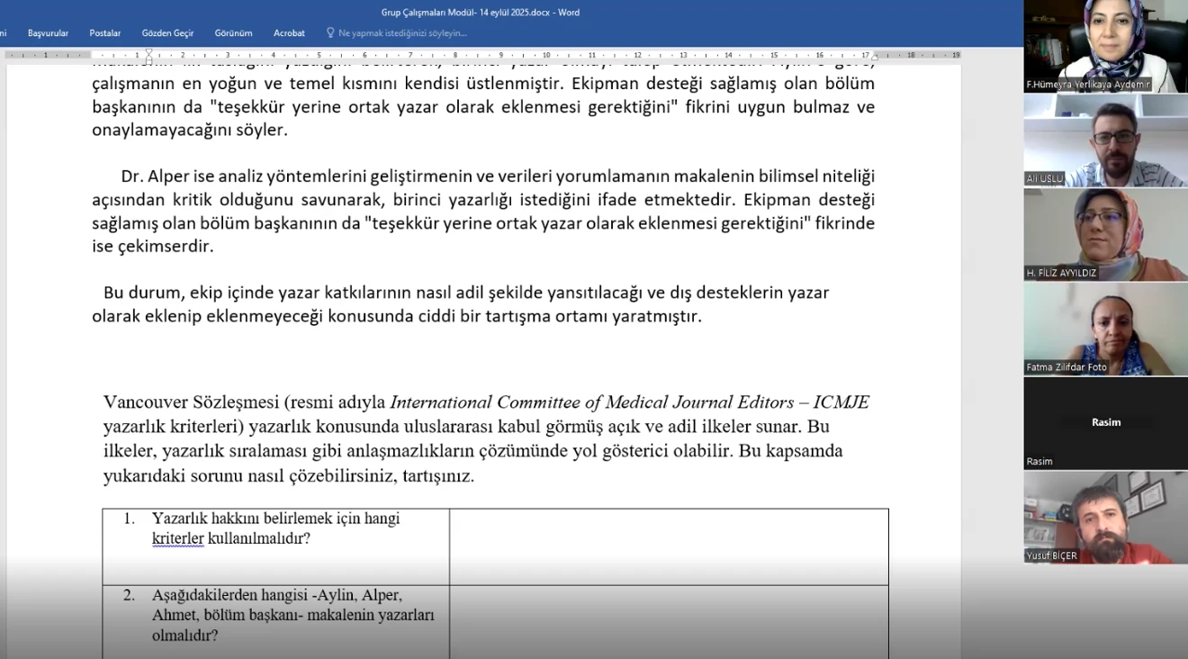 Lisansüstü Danışmanlık Eğitimi