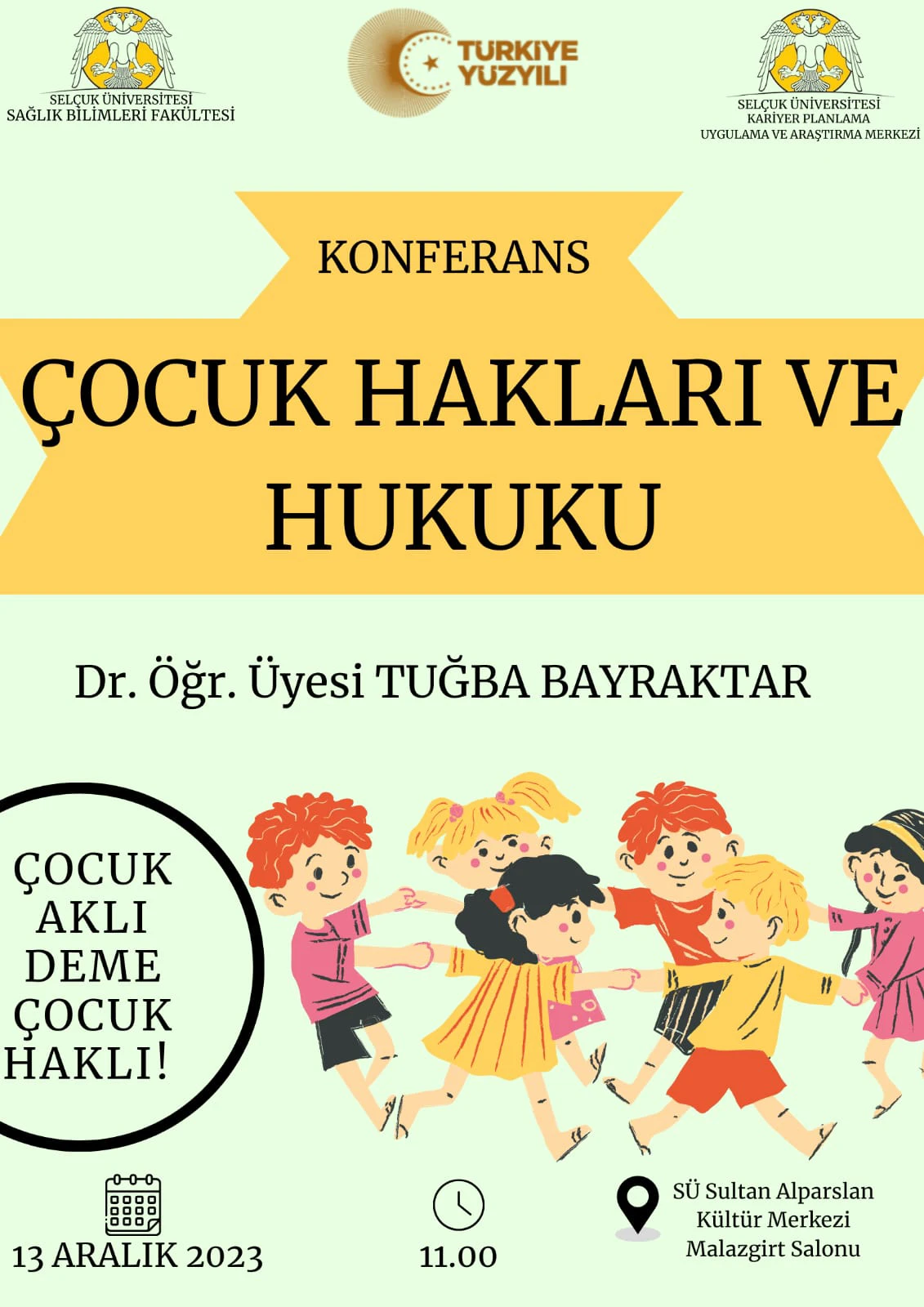 Çocuk Gelişimi Bölümü Çocuk Hakları ve Hukuku